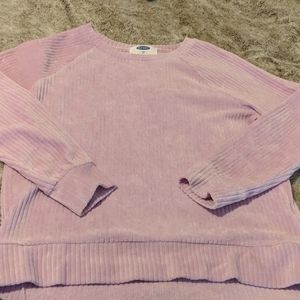 NWOT Girls velour sweater
